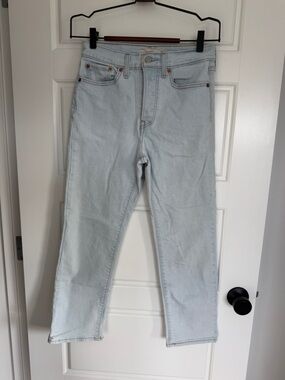 Levi's Light Blue Wedgie Straight Jeans